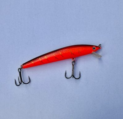 neon oranje minnow whobbler
